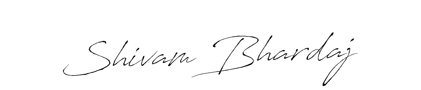 Create a beautiful signature design for name Shivam Bhardaj. With this signature (Antro_Vectra) fonts, you can make a handwritten signature for free. Shivam Bhardaj signature style 6 images and pictures png