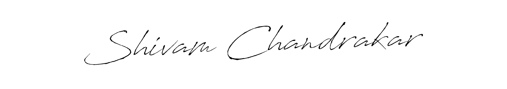 Create a beautiful signature design for name Shivam Chandrakar. With this signature (Antro_Vectra) fonts, you can make a handwritten signature for free. Shivam Chandrakar signature style 6 images and pictures png