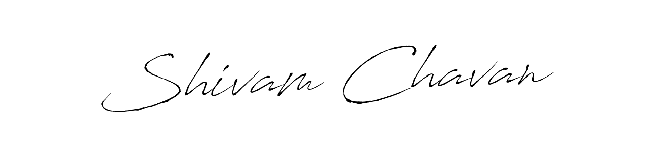 Design your own signature with our free online signature maker. With this signature software, you can create a handwritten (Antro_Vectra) signature for name Shivam Chavan. Shivam Chavan signature style 6 images and pictures png