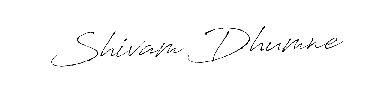 Also we have Shivam Dhumne name is the best signature style. Create professional handwritten signature collection using Antro_Vectra autograph style. Shivam Dhumne signature style 6 images and pictures png