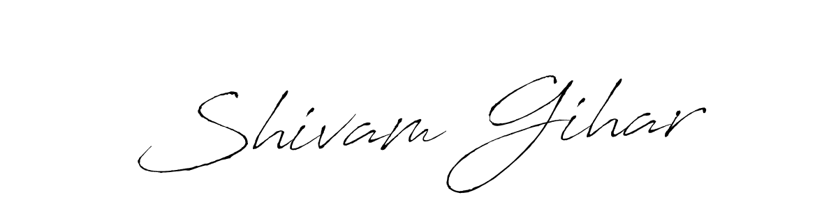 You can use this online signature creator to create a handwritten signature for the name Shivam Gihar. This is the best online autograph maker. Shivam Gihar signature style 6 images and pictures png