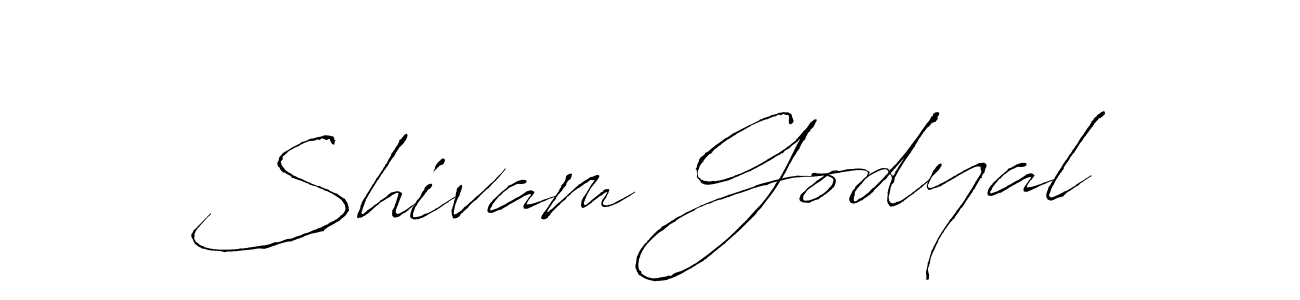 Make a beautiful signature design for name Shivam Godyal. With this signature (Antro_Vectra) style, you can create a handwritten signature for free. Shivam Godyal signature style 6 images and pictures png