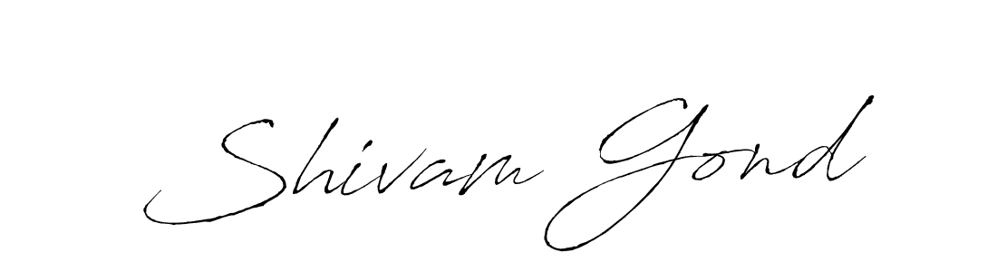 Make a beautiful signature design for name Shivam Gond. Use this online signature maker to create a handwritten signature for free. Shivam Gond signature style 6 images and pictures png
