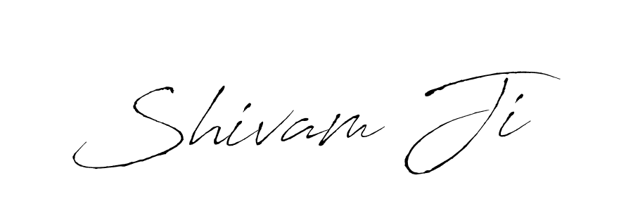 Design your own signature with our free online signature maker. With this signature software, you can create a handwritten (Antro_Vectra) signature for name Shivam Ji. Shivam Ji signature style 6 images and pictures png