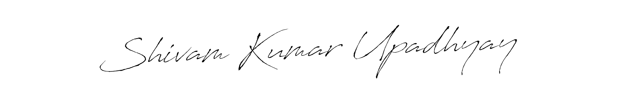 The best way (Antro_Vectra) to make a short signature is to pick only two or three words in your name. The name Shivam Kumar Upadhyay include a total of six letters. For converting this name. Shivam Kumar Upadhyay signature style 6 images and pictures png
