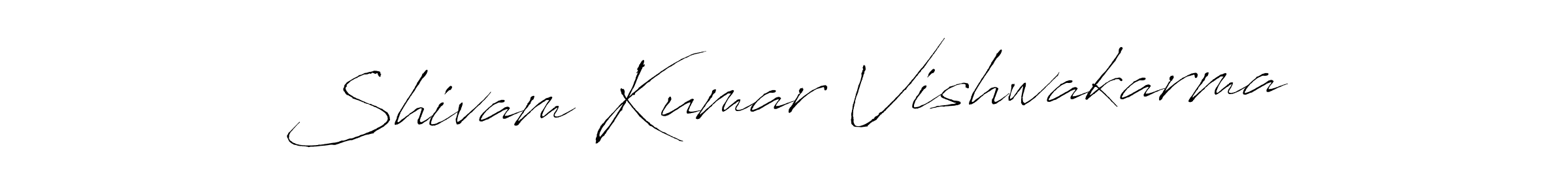 How to make Shivam Kumar Vishwakarma name signature. Use Antro_Vectra style for creating short signs online. This is the latest handwritten sign. Shivam Kumar Vishwakarma signature style 6 images and pictures png