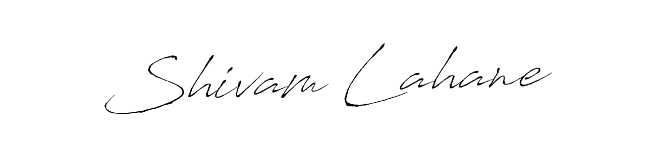 Make a beautiful signature design for name Shivam Lahane. With this signature (Antro_Vectra) style, you can create a handwritten signature for free. Shivam Lahane signature style 6 images and pictures png