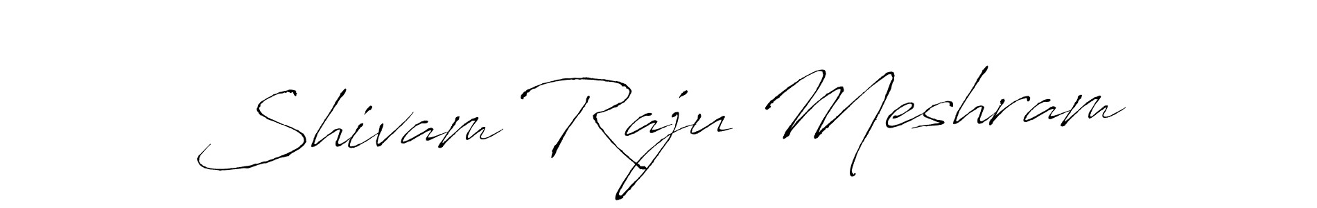 This is the best signature style for the Shivam Raju Meshram name. Also you like these signature font (Antro_Vectra). Mix name signature. Shivam Raju Meshram signature style 6 images and pictures png