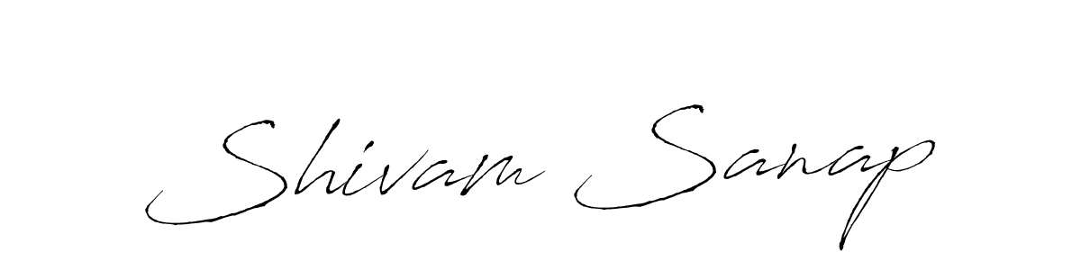 Make a beautiful signature design for name Shivam Sanap. With this signature (Antro_Vectra) style, you can create a handwritten signature for free. Shivam Sanap signature style 6 images and pictures png