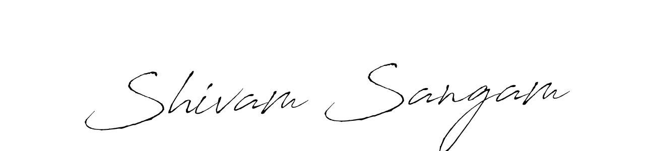 Similarly Antro_Vectra is the best handwritten signature design. Signature creator online .You can use it as an online autograph creator for name Shivam Sangam. Shivam Sangam signature style 6 images and pictures png