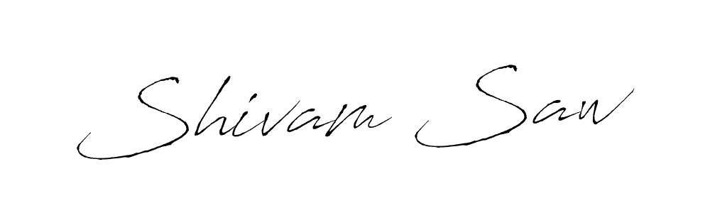 Make a beautiful signature design for name Shivam Saw. With this signature (Antro_Vectra) style, you can create a handwritten signature for free. Shivam Saw signature style 6 images and pictures png