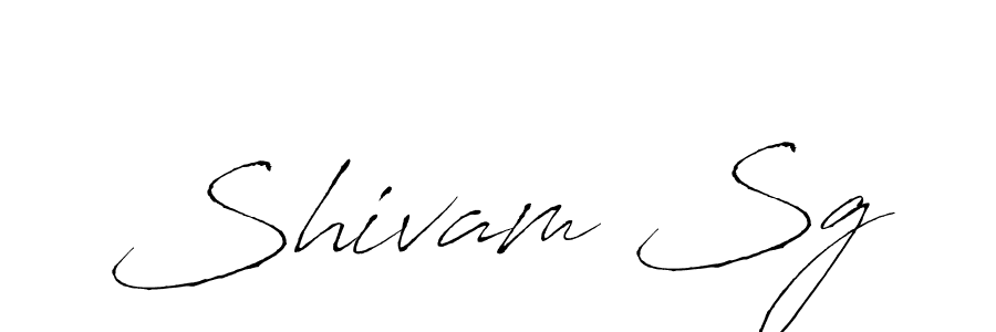 Shivam Sg stylish signature style. Best Handwritten Sign (Antro_Vectra) for my name. Handwritten Signature Collection Ideas for my name Shivam Sg. Shivam Sg signature style 6 images and pictures png