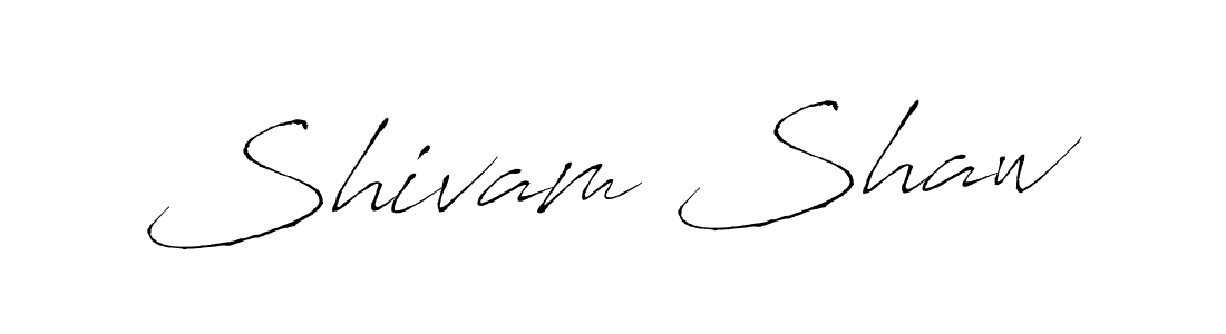 Shivam Shaw stylish signature style. Best Handwritten Sign (Antro_Vectra) for my name. Handwritten Signature Collection Ideas for my name Shivam Shaw. Shivam Shaw signature style 6 images and pictures png