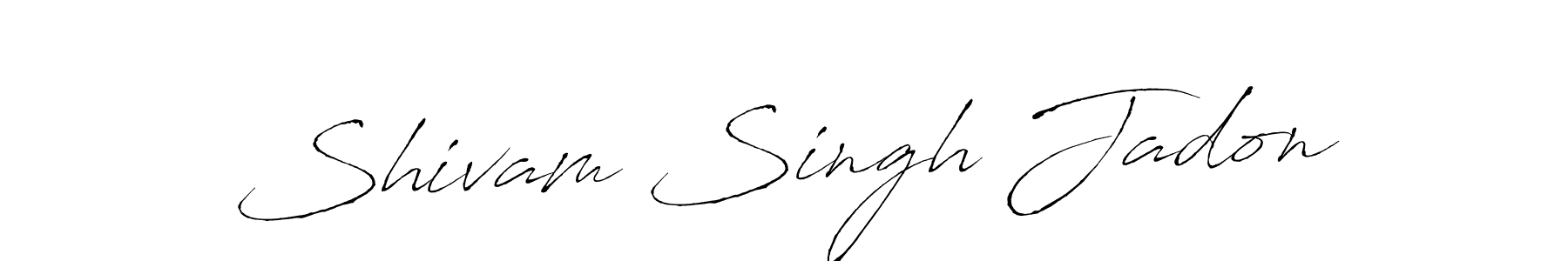 Design your own signature with our free online signature maker. With this signature software, you can create a handwritten (Antro_Vectra) signature for name Shivam Singh Jadon. Shivam Singh Jadon signature style 6 images and pictures png