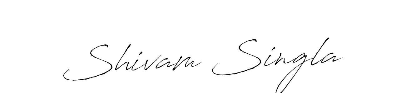 Shivam Singla stylish signature style. Best Handwritten Sign (Antro_Vectra) for my name. Handwritten Signature Collection Ideas for my name Shivam Singla. Shivam Singla signature style 6 images and pictures png