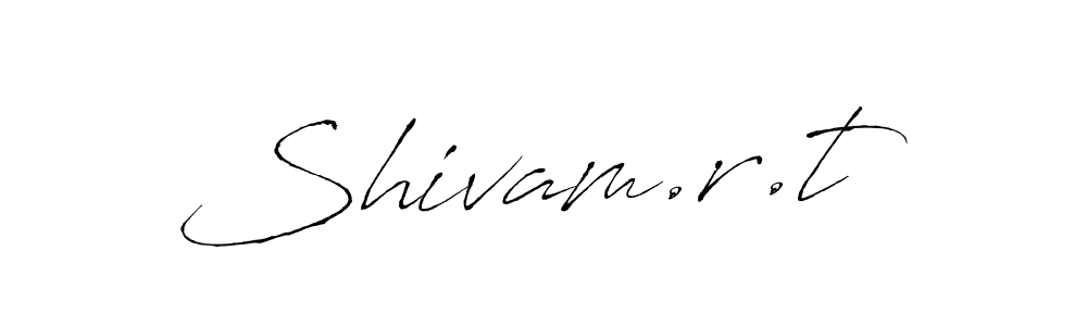 Shivam.r.t stylish signature style. Best Handwritten Sign (Antro_Vectra) for my name. Handwritten Signature Collection Ideas for my name Shivam.r.t. Shivam.r.t signature style 6 images and pictures png