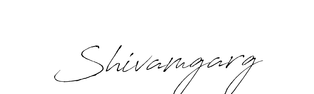 Make a beautiful signature design for name Shivamgarg. With this signature (Antro_Vectra) style, you can create a handwritten signature for free. Shivamgarg signature style 6 images and pictures png