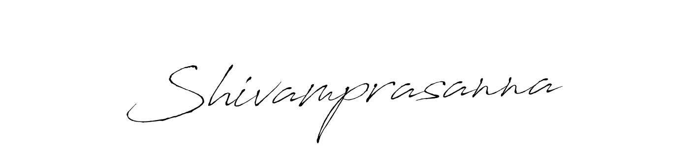 How to make Shivamprasanna name signature. Use Antro_Vectra style for creating short signs online. This is the latest handwritten sign. Shivamprasanna signature style 6 images and pictures png