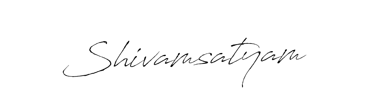 How to make Shivamsatyam name signature. Use Antro_Vectra style for creating short signs online. This is the latest handwritten sign. Shivamsatyam signature style 6 images and pictures png