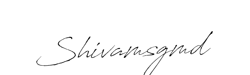 Similarly Antro_Vectra is the best handwritten signature design. Signature creator online .You can use it as an online autograph creator for name Shivamsgmd. Shivamsgmd signature style 6 images and pictures png