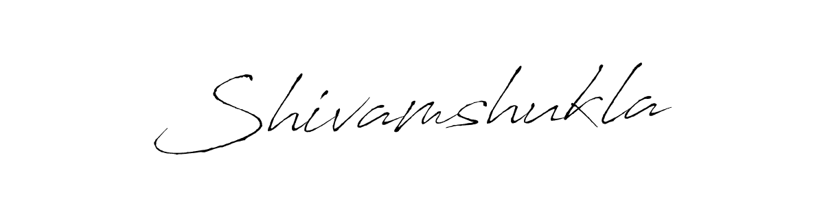 Create a beautiful signature design for name Shivamshukla. With this signature (Antro_Vectra) fonts, you can make a handwritten signature for free. Shivamshukla signature style 6 images and pictures png