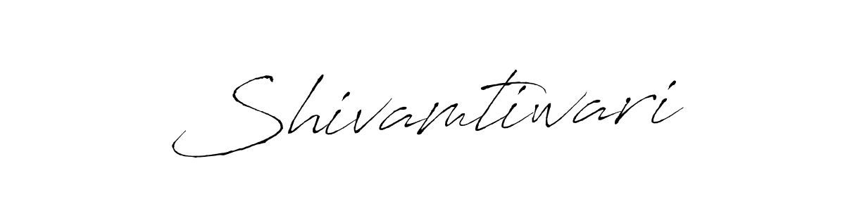 How to make Shivamtiwari name signature. Use Antro_Vectra style for creating short signs online. This is the latest handwritten sign. Shivamtiwari signature style 6 images and pictures png