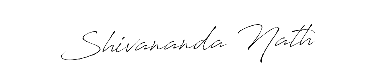 Also we have Shivananda Nath name is the best signature style. Create professional handwritten signature collection using Antro_Vectra autograph style. Shivananda Nath signature style 6 images and pictures png