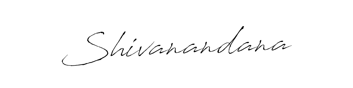 Also we have Shivanandana name is the best signature style. Create professional handwritten signature collection using Antro_Vectra autograph style. Shivanandana signature style 6 images and pictures png