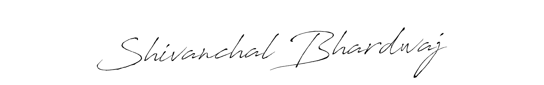 Design your own signature with our free online signature maker. With this signature software, you can create a handwritten (Antro_Vectra) signature for name Shivanchal Bhardwaj. Shivanchal Bhardwaj signature style 6 images and pictures png