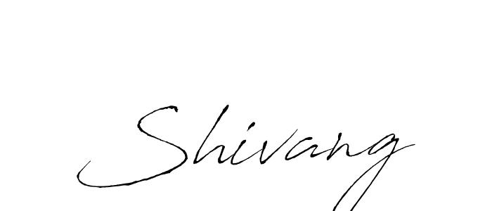 You should practise on your own different ways (Antro_Vectra) to write your name (Shivang) in signature. don't let someone else do it for you. Shivang signature style 6 images and pictures png