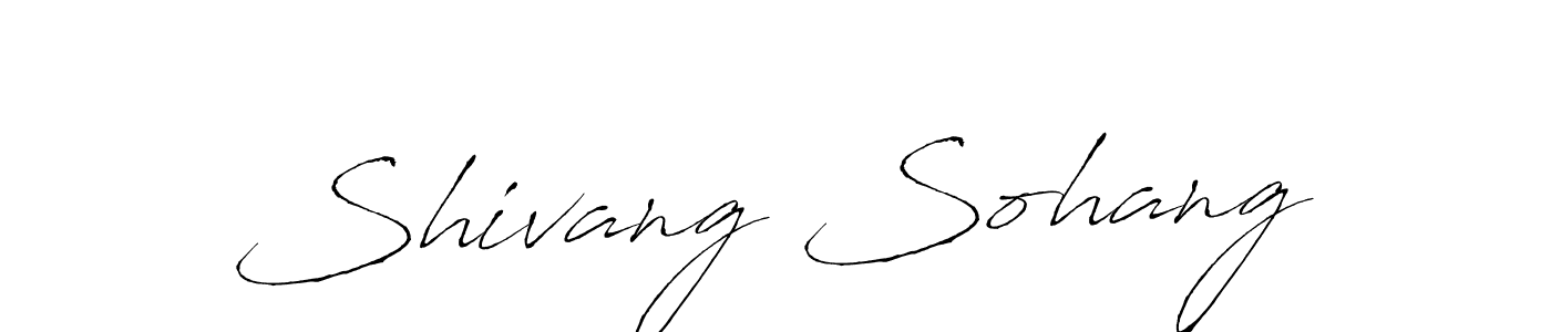 It looks lik you need a new signature style for name Shivang Sohang. Design unique handwritten (Antro_Vectra) signature with our free signature maker in just a few clicks. Shivang Sohang signature style 6 images and pictures png