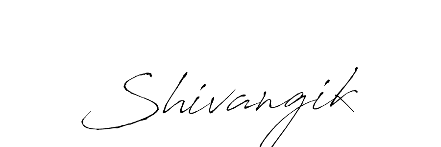 Also we have Shivangik name is the best signature style. Create professional handwritten signature collection using Antro_Vectra autograph style. Shivangik signature style 6 images and pictures png