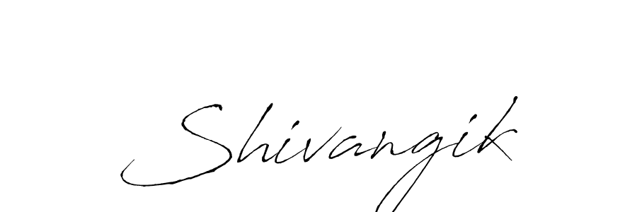 How to make Shivangik signature? Antro_Vectra is a professional autograph style. Create handwritten signature for Shivangik name. Shivangik signature style 6 images and pictures png