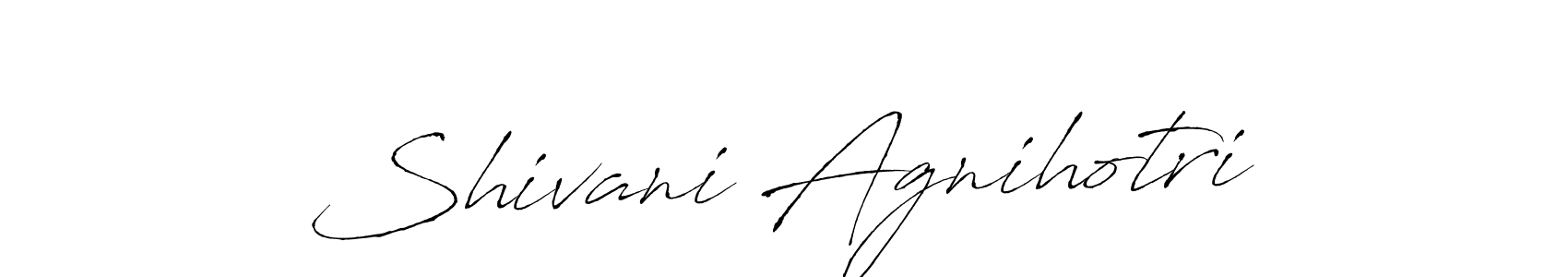 Use a signature maker to create a handwritten signature online. With this signature software, you can design (Antro_Vectra) your own signature for name Shivani Agnihotri. Shivani Agnihotri signature style 6 images and pictures png
