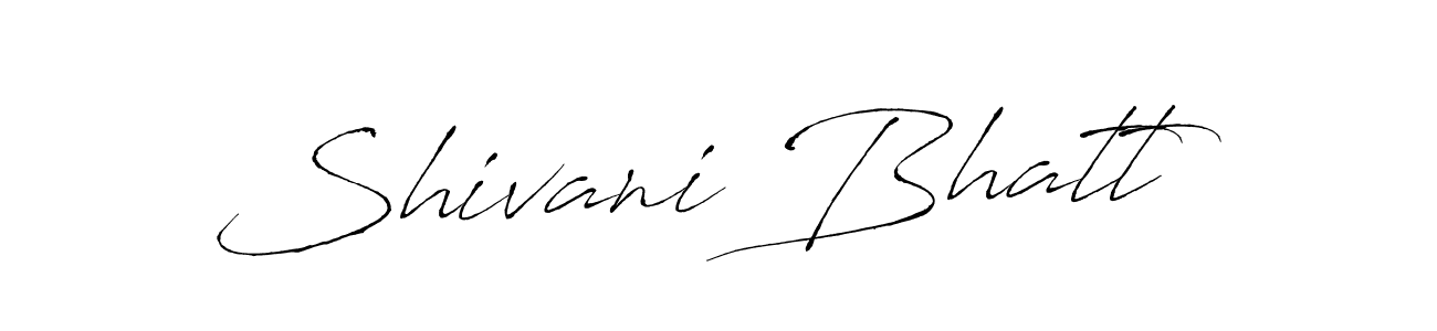 Create a beautiful signature design for name Shivani Bhatt. With this signature (Antro_Vectra) fonts, you can make a handwritten signature for free. Shivani Bhatt signature style 6 images and pictures png