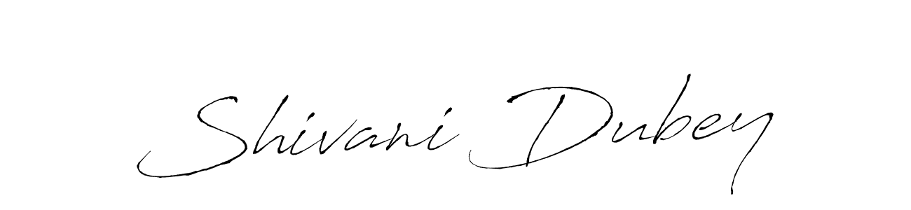 Create a beautiful signature design for name Shivani Dubey. With this signature (Antro_Vectra) fonts, you can make a handwritten signature for free. Shivani Dubey signature style 6 images and pictures png