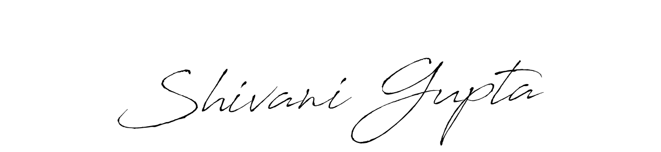 Design your own signature with our free online signature maker. With this signature software, you can create a handwritten (Antro_Vectra) signature for name Shivani Gupta. Shivani Gupta signature style 6 images and pictures png