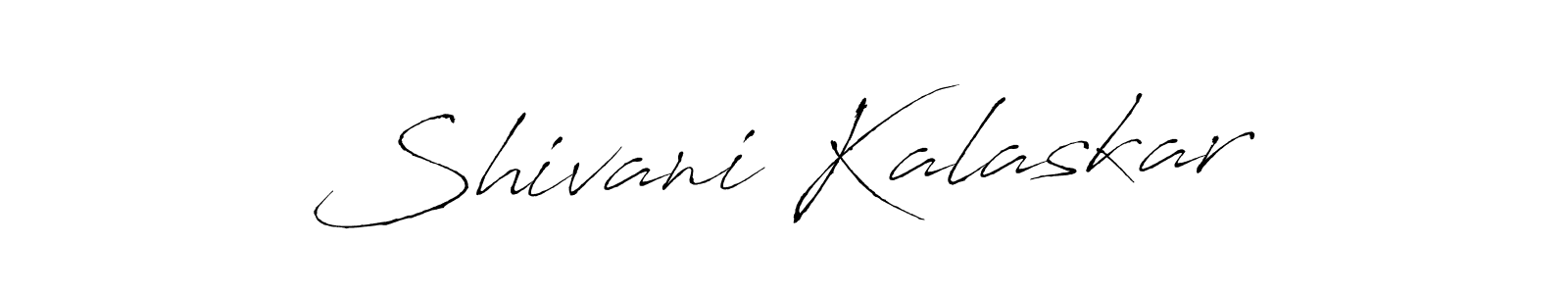 Make a beautiful signature design for name Shivani Kalaskar. With this signature (Antro_Vectra) style, you can create a handwritten signature for free. Shivani Kalaskar signature style 6 images and pictures png
