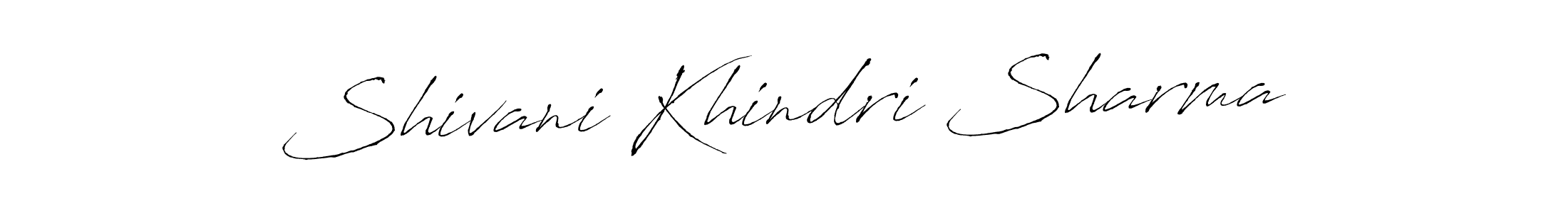 Use a signature maker to create a handwritten signature online. With this signature software, you can design (Antro_Vectra) your own signature for name Shivani Khindri Sharma. Shivani Khindri Sharma signature style 6 images and pictures png