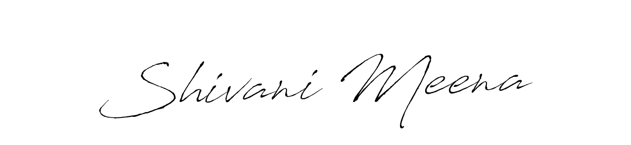 Design your own signature with our free online signature maker. With this signature software, you can create a handwritten (Antro_Vectra) signature for name Shivani Meena. Shivani Meena signature style 6 images and pictures png