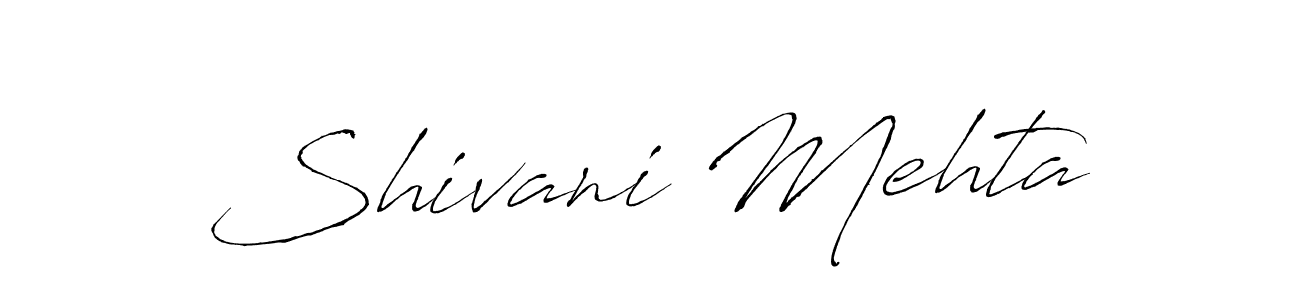 How to make Shivani Mehta name signature. Use Antro_Vectra style for creating short signs online. This is the latest handwritten sign. Shivani Mehta signature style 6 images and pictures png