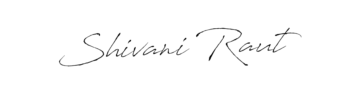 You should practise on your own different ways (Antro_Vectra) to write your name (Shivani Raut) in signature. don't let someone else do it for you. Shivani Raut signature style 6 images and pictures png