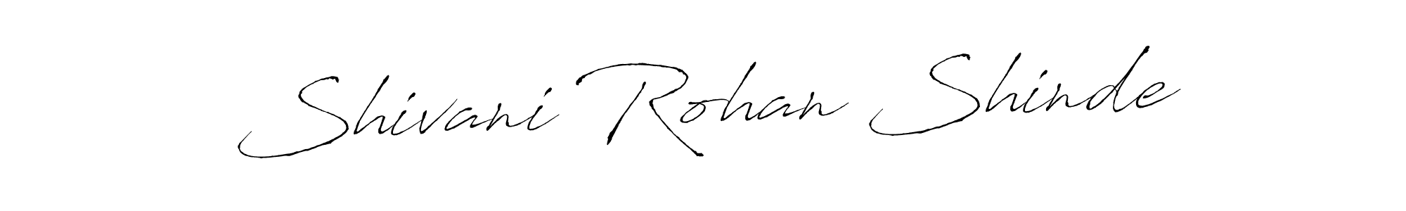 How to make Shivani Rohan Shinde signature? Antro_Vectra is a professional autograph style. Create handwritten signature for Shivani Rohan Shinde name. Shivani Rohan Shinde signature style 6 images and pictures png