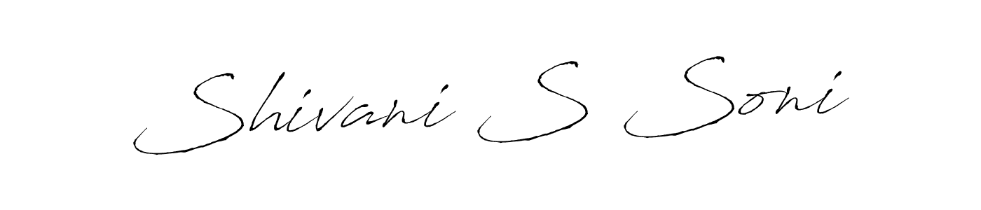 How to make Shivani S Soni signature? Antro_Vectra is a professional autograph style. Create handwritten signature for Shivani S Soni name. Shivani S Soni signature style 6 images and pictures png