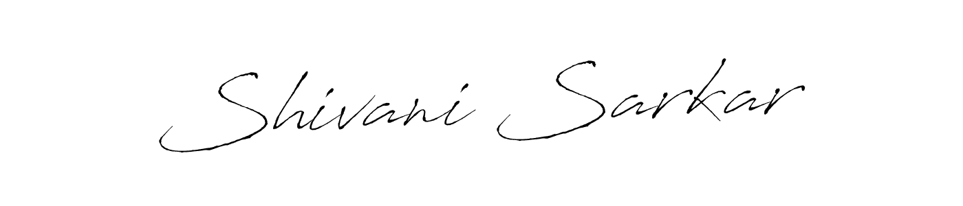 How to make Shivani Sarkar name signature. Use Antro_Vectra style for creating short signs online. This is the latest handwritten sign. Shivani Sarkar signature style 6 images and pictures png