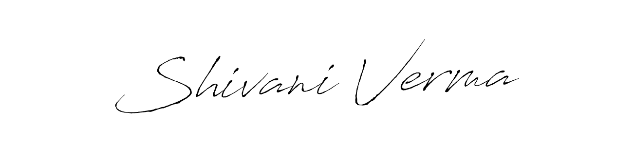 This is the best signature style for the Shivani Verma name. Also you like these signature font (Antro_Vectra). Mix name signature. Shivani Verma signature style 6 images and pictures png