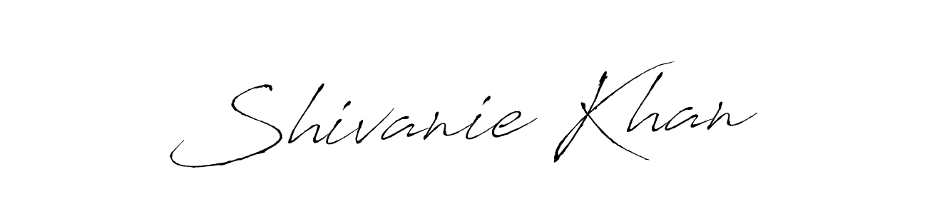 The best way (Antro_Vectra) to make a short signature is to pick only two or three words in your name. The name Shivanie Khan include a total of six letters. For converting this name. Shivanie Khan signature style 6 images and pictures png