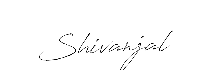 Make a beautiful signature design for name Shivanjal. With this signature (Antro_Vectra) style, you can create a handwritten signature for free. Shivanjal signature style 6 images and pictures png