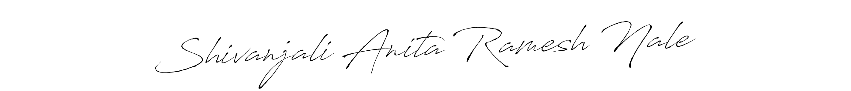 Make a beautiful signature design for name Shivanjali Anita Ramesh Nale. With this signature (Antro_Vectra) style, you can create a handwritten signature for free. Shivanjali Anita Ramesh Nale signature style 6 images and pictures png