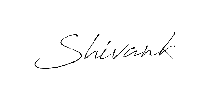 Shivank stylish signature style. Best Handwritten Sign (Antro_Vectra) for my name. Handwritten Signature Collection Ideas for my name Shivank. Shivank signature style 6 images and pictures png